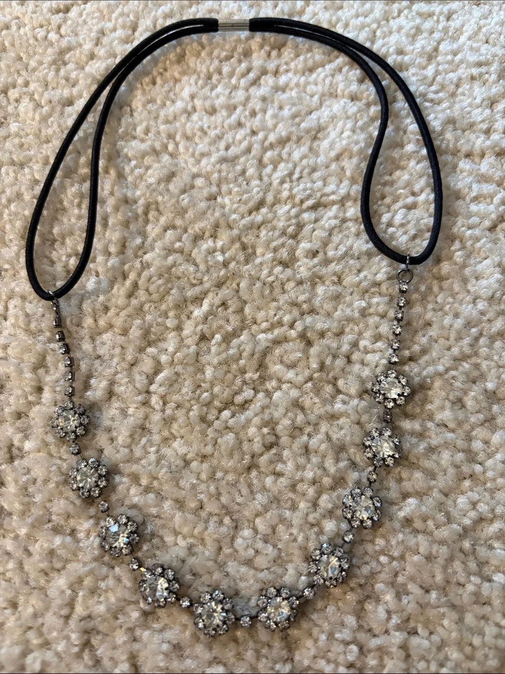 Rhinestone Crystal Flower Floral Headband - NWOT